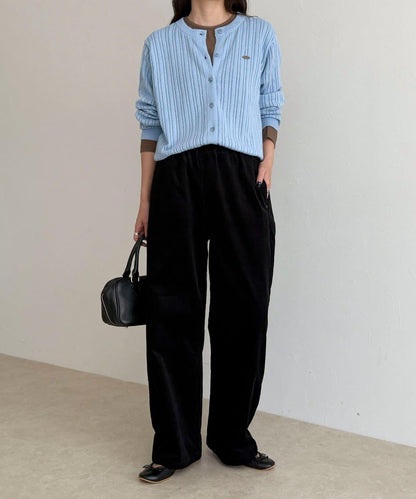 【GEVACO/ゲバコ】帶內搭T恤開衫