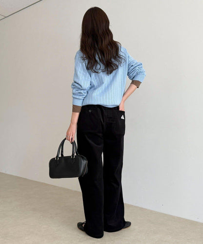 【GEVACO/ゲバコ】帶內搭T恤開衫