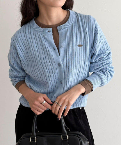 【GEVACO/ゲバコ】帶內搭T恤開衫