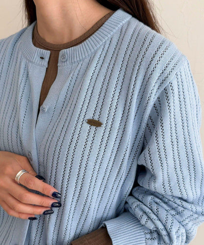 【GEVACO/ゲバコ】帶內搭T恤開衫