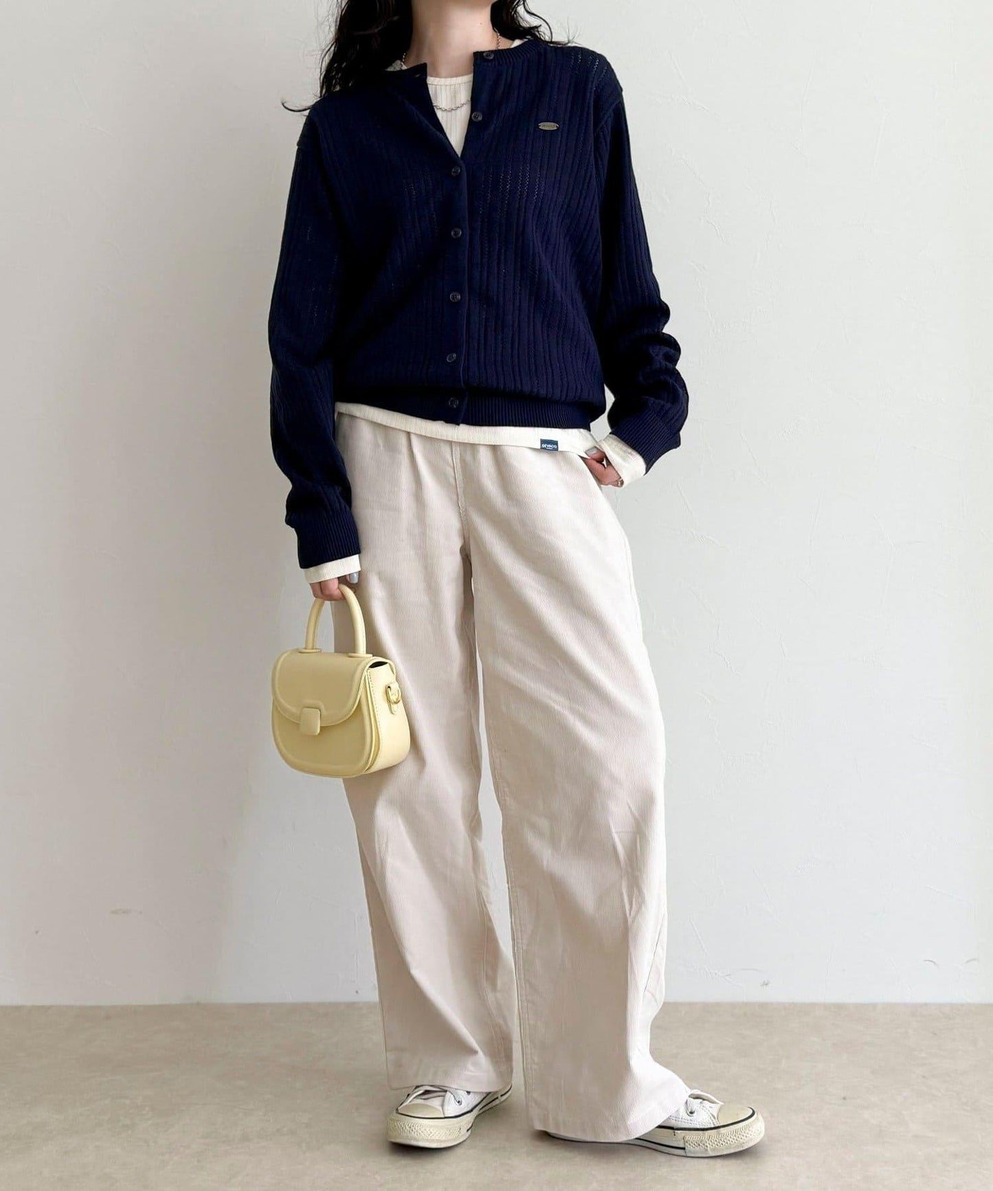 【GEVACO/ゲバコ】帶內搭T恤開衫