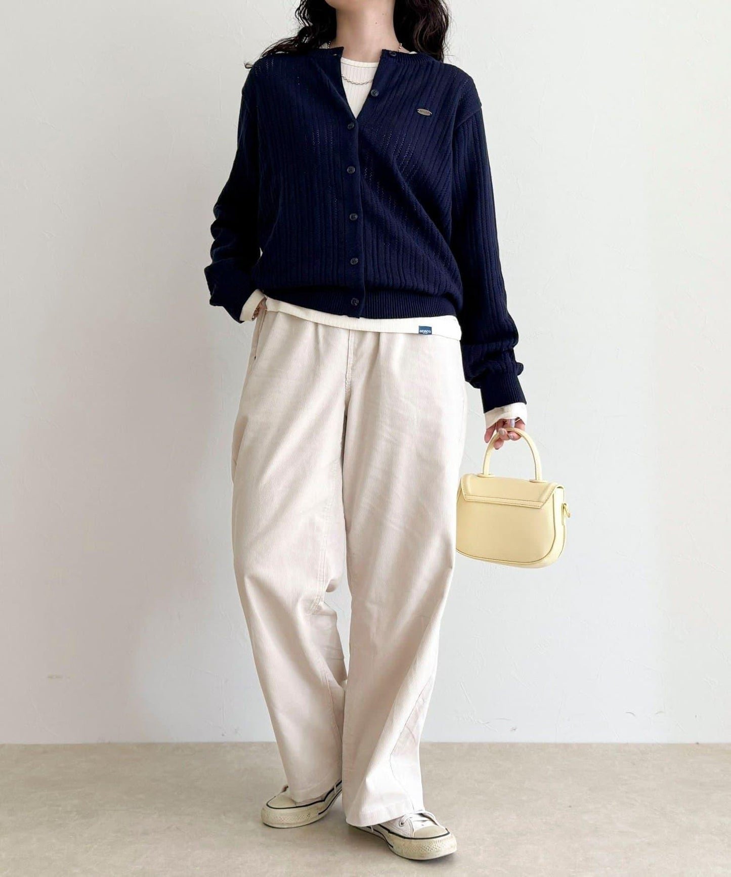 【GEVACO/ゲバコ】帶內搭T恤開衫