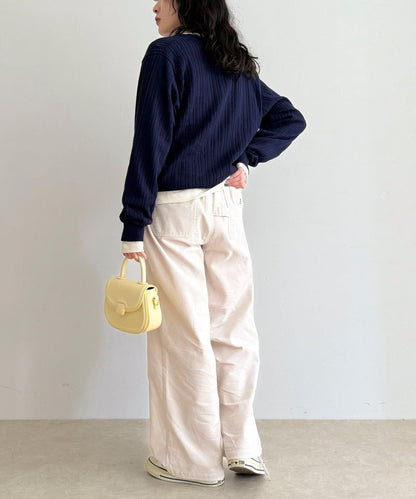 【GEVACO/ゲバコ】帶內搭T恤開衫