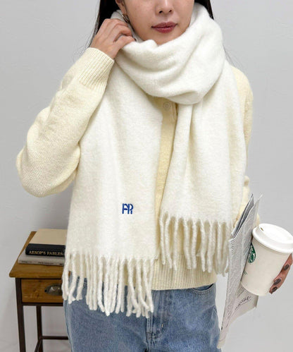 輕盈圈圈紗純色圍巾45