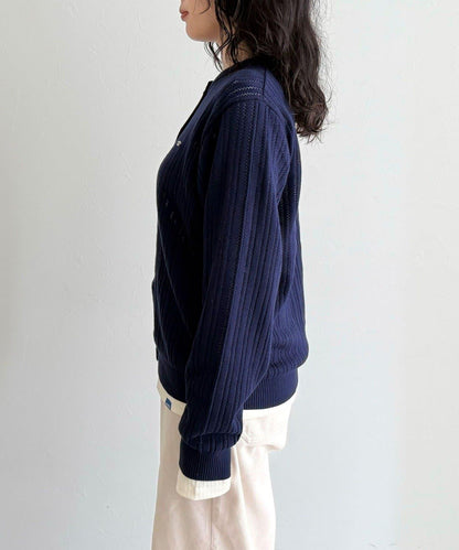 【GEVACO/ゲバコ】帶內搭T恤開衫