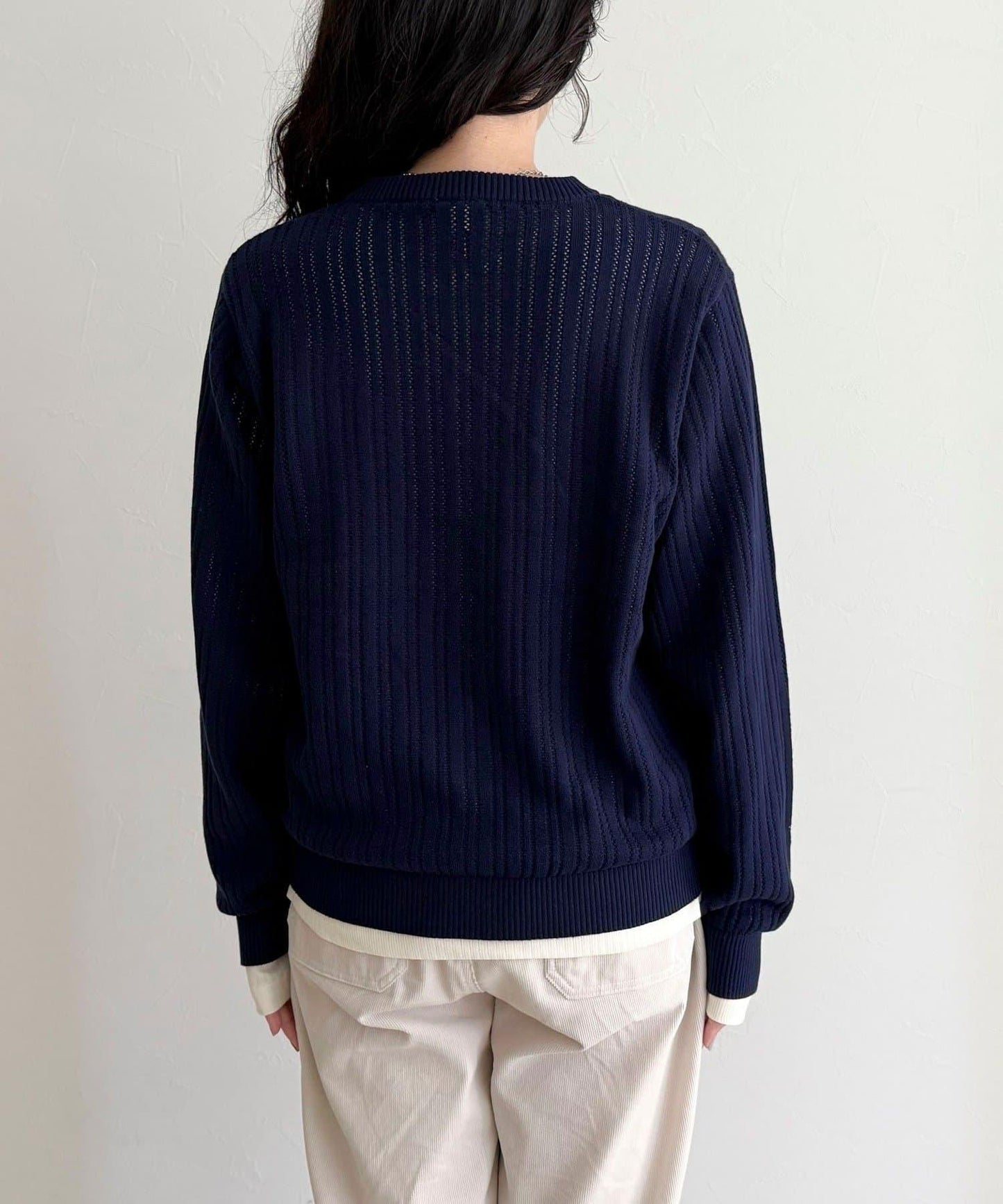 【GEVACO/ゲバコ】帶內搭T恤開衫