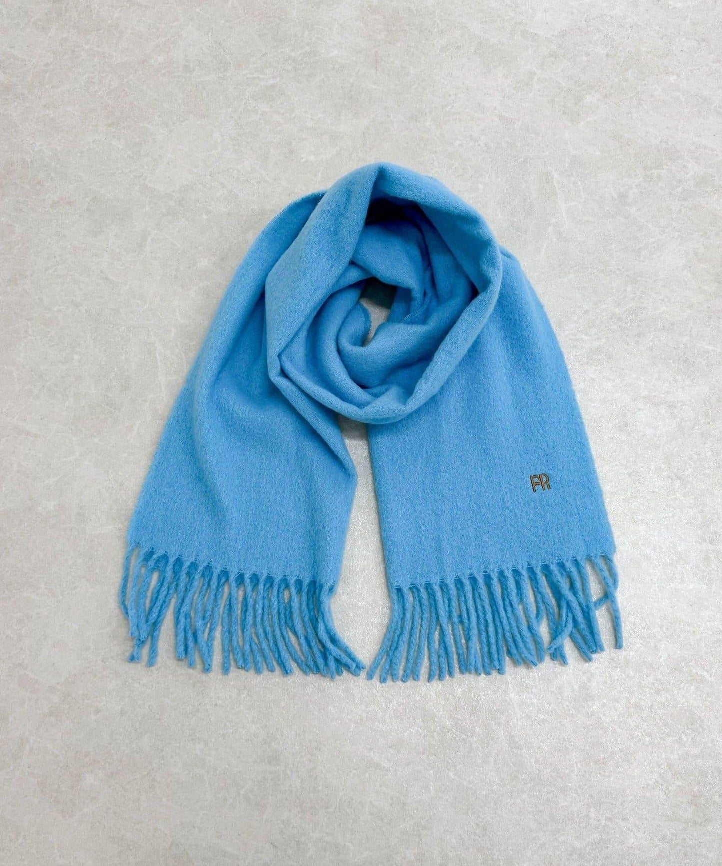 輕盈圈圈紗純色圍巾45