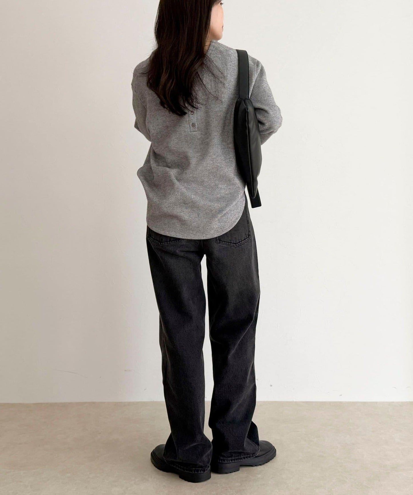 2WAY亨利領亮絲套頭衫