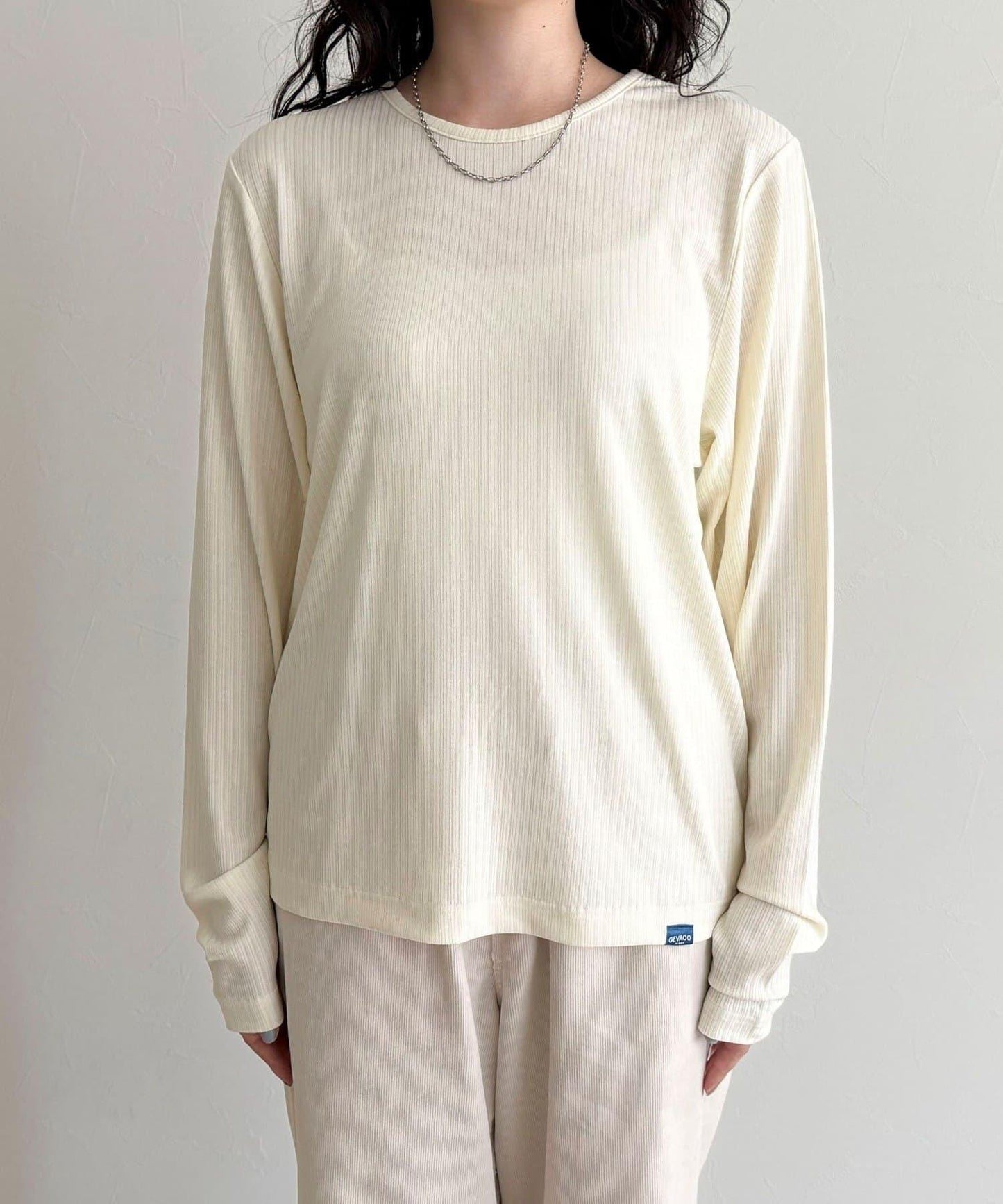 【GEVACO/ゲバコ】帶內搭T恤開衫