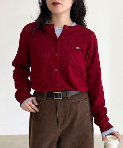 【GEVACO/ゲバコ】帶內搭T恤開衫