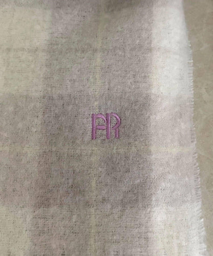 輕盈粗花呢格紋圍巾45