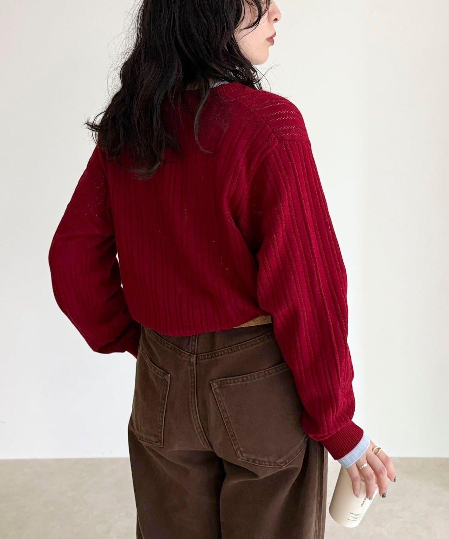 【GEVACO/ゲバコ】帶內搭T恤開衫