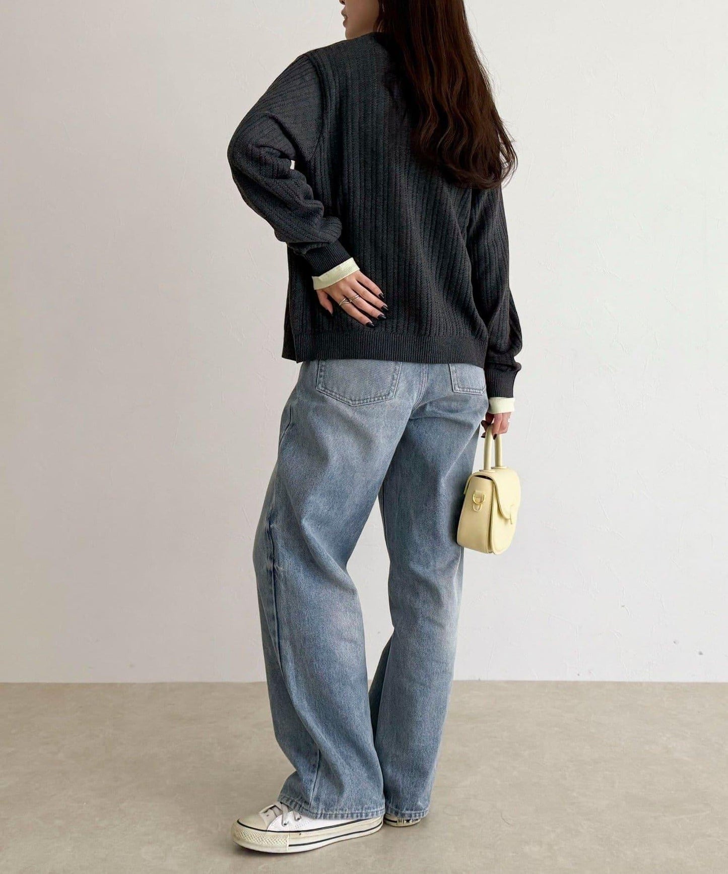 【GEVACO/ゲバコ】帶內搭T恤開衫