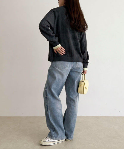 【GEVACO/ゲバコ】帶內搭T恤開衫