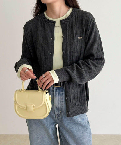 【GEVACO/ゲバコ】帶內搭T恤開衫