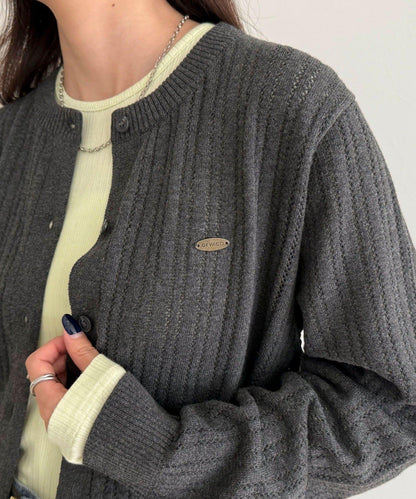 【GEVACO/ゲバコ】帶內搭T恤開衫