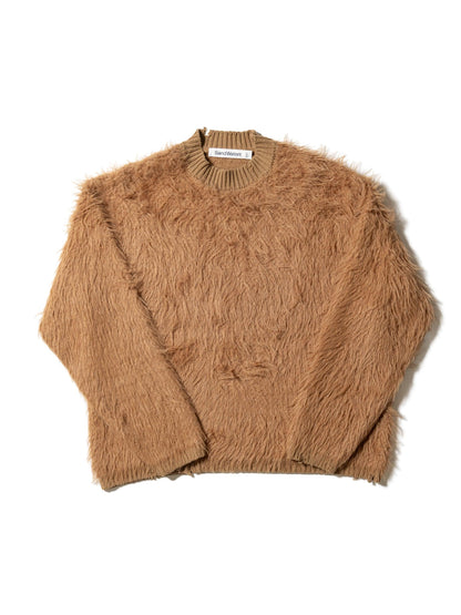 ORGANIZED毛衣 / 棉混紡羽毛紗