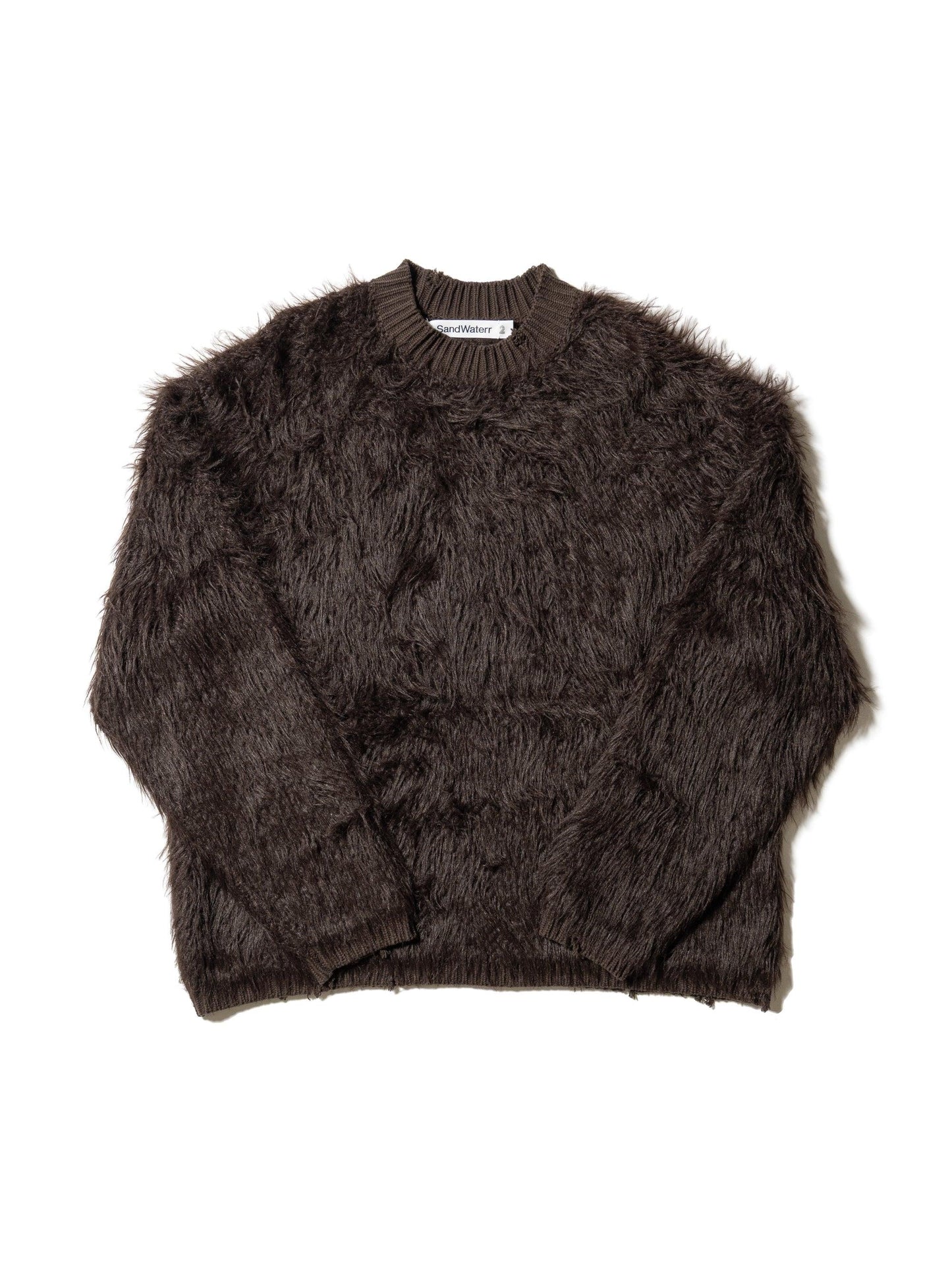 ORGANIZED毛衣 / 棉混紡羽毛紗