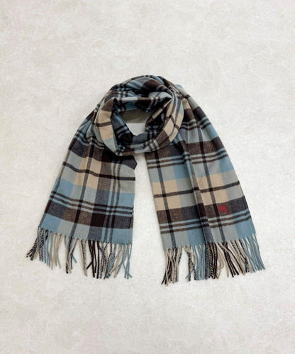 柔軟格紋圍巾