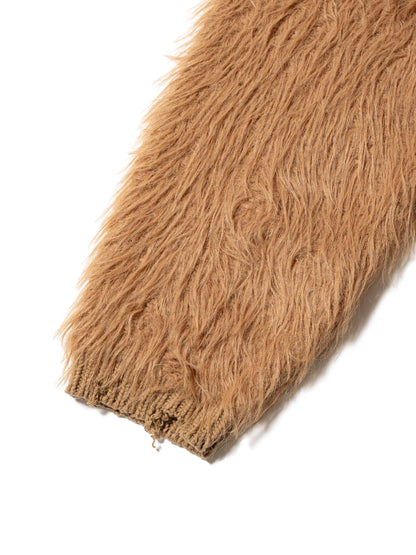 ORGANIZED毛衣 / 棉混紡羽毛紗