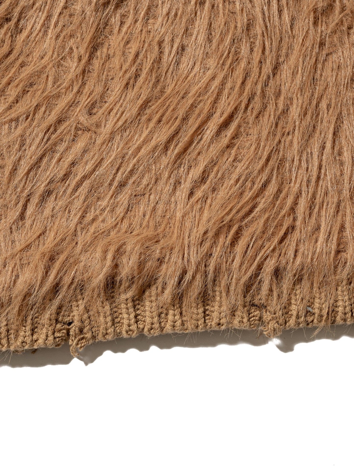 有序開衫 / 棉混紡羽毛紗