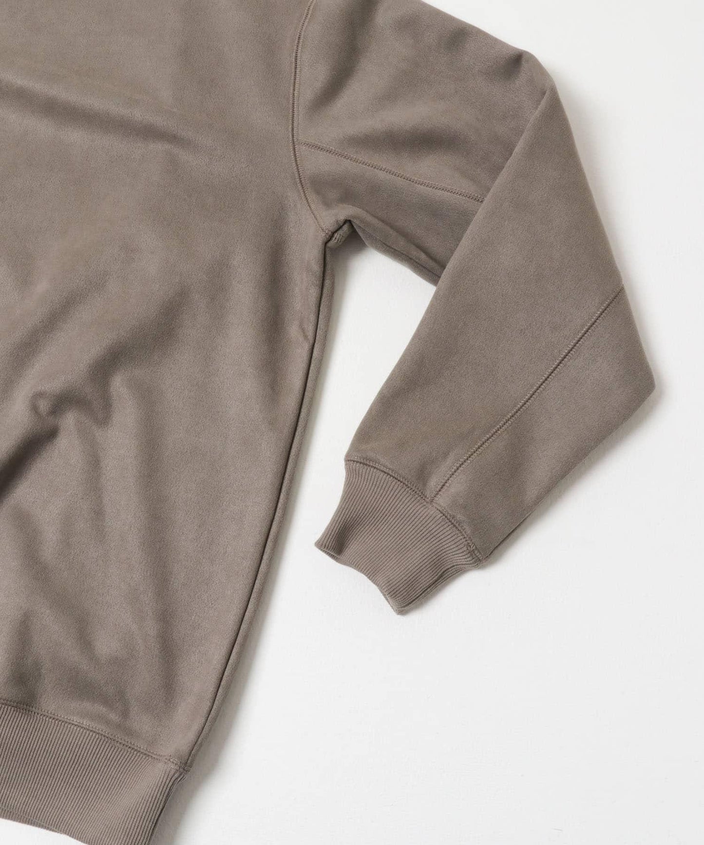 仿麂皮圓領衛衣