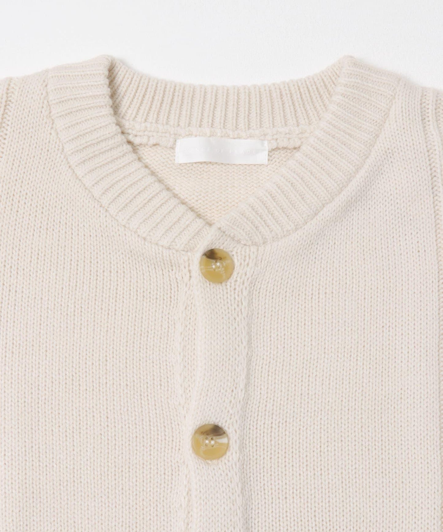 鏤空麻花針織開衫