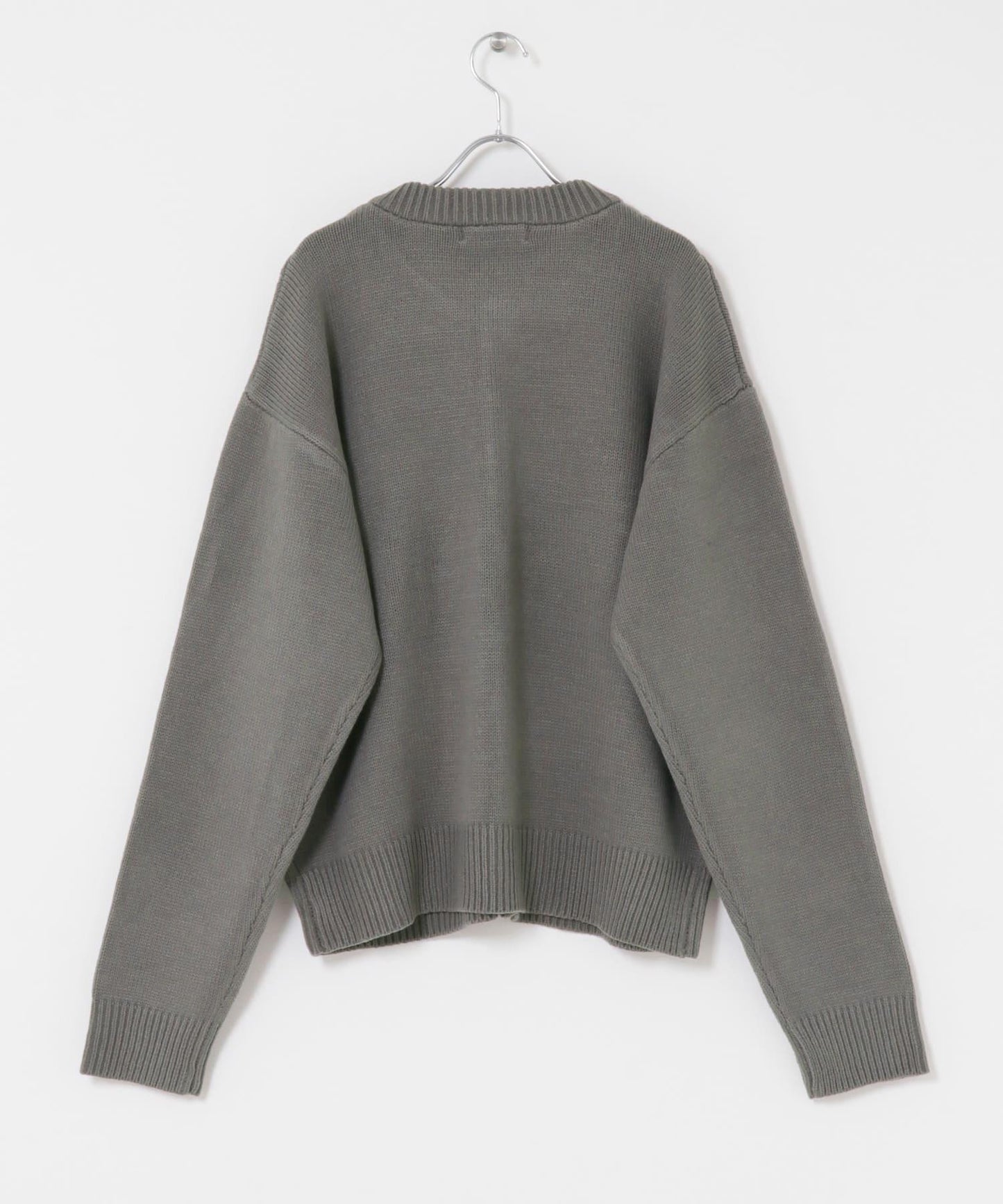 鏤空麻花針織開衫