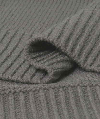 鏤空麻花針織開衫