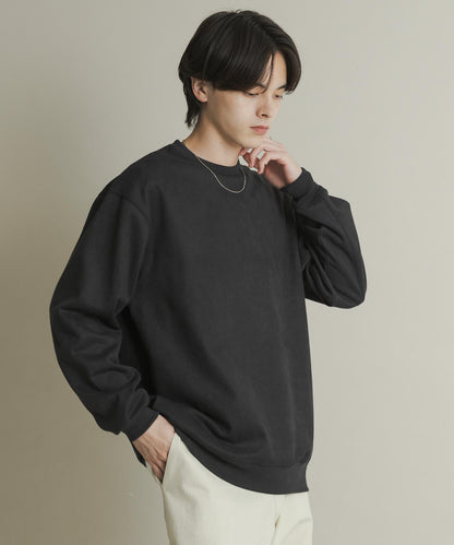 仿麂皮圓領衛衣