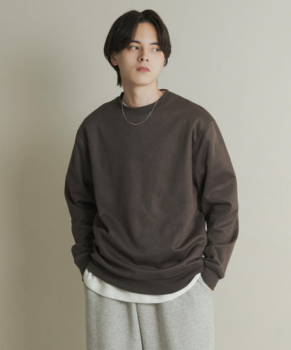 仿麂皮圓領衛衣