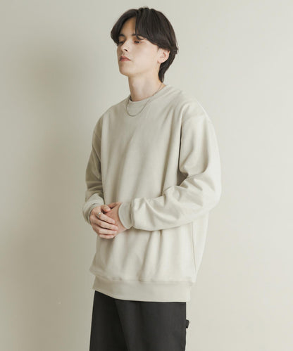 仿麂皮圓領衛衣