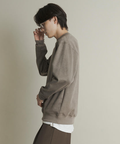 仿麂皮圓領衛衣