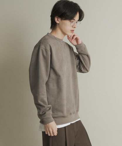 仿麂皮圓領衛衣