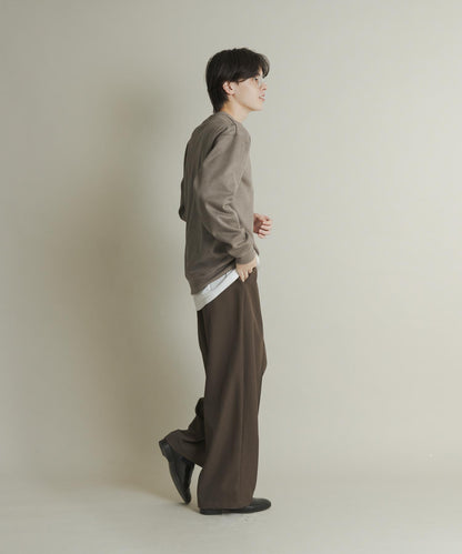 仿麂皮圓領衛衣