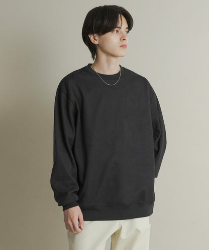 仿麂皮圓領衛衣