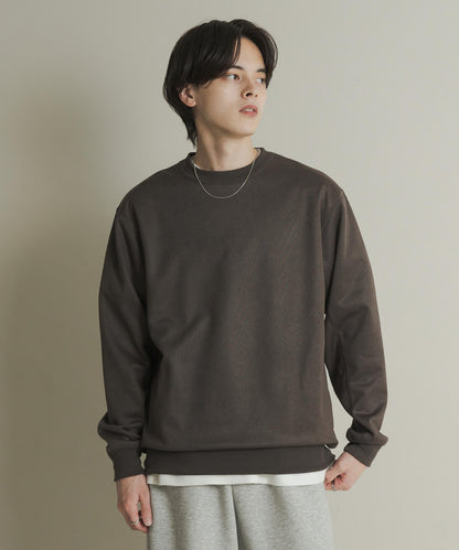 仿麂皮圓領衛衣