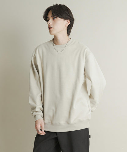 仿麂皮圓領衛衣