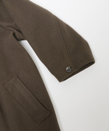 翻領繭型長款大衣