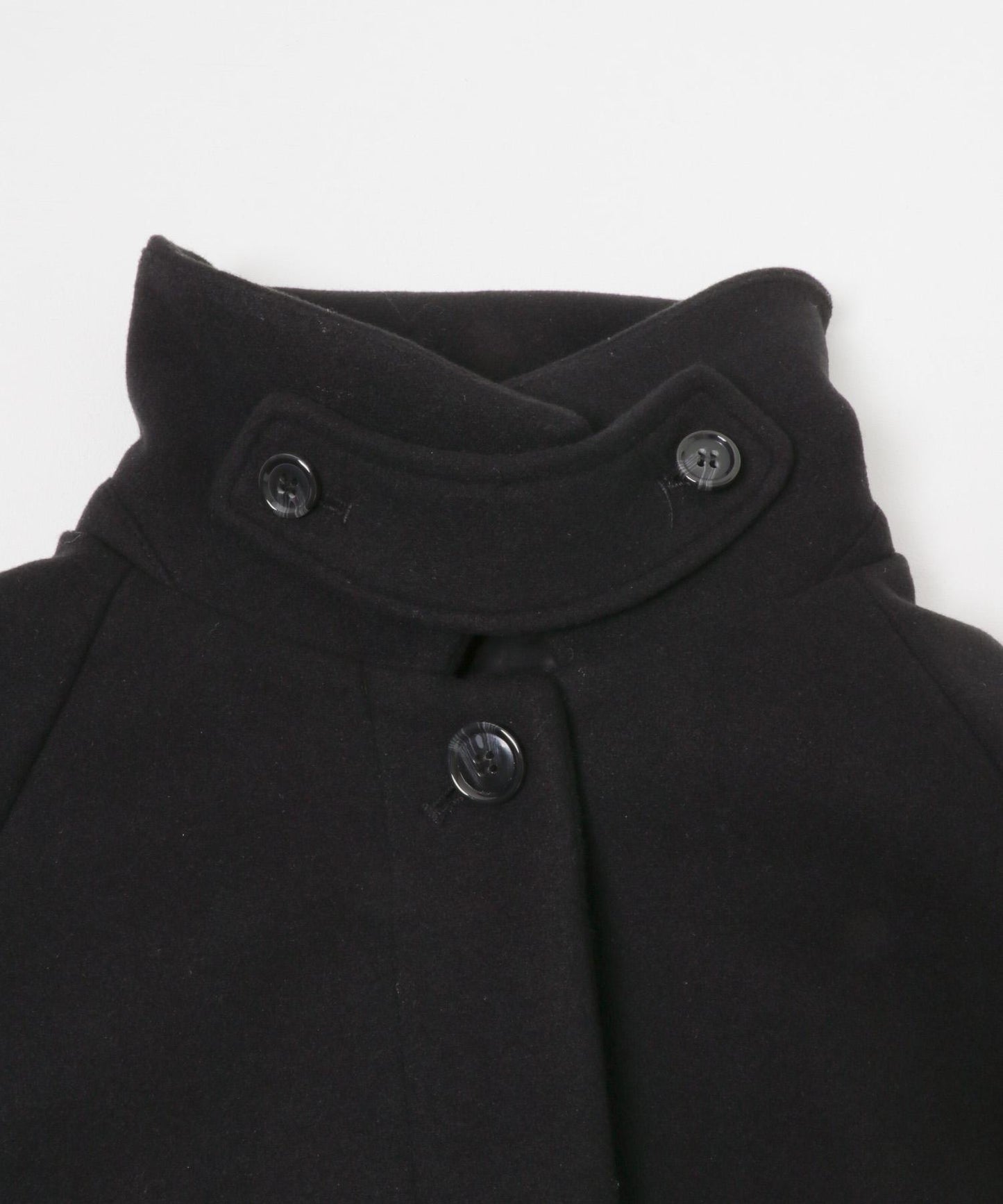 翻領繭型長款大衣