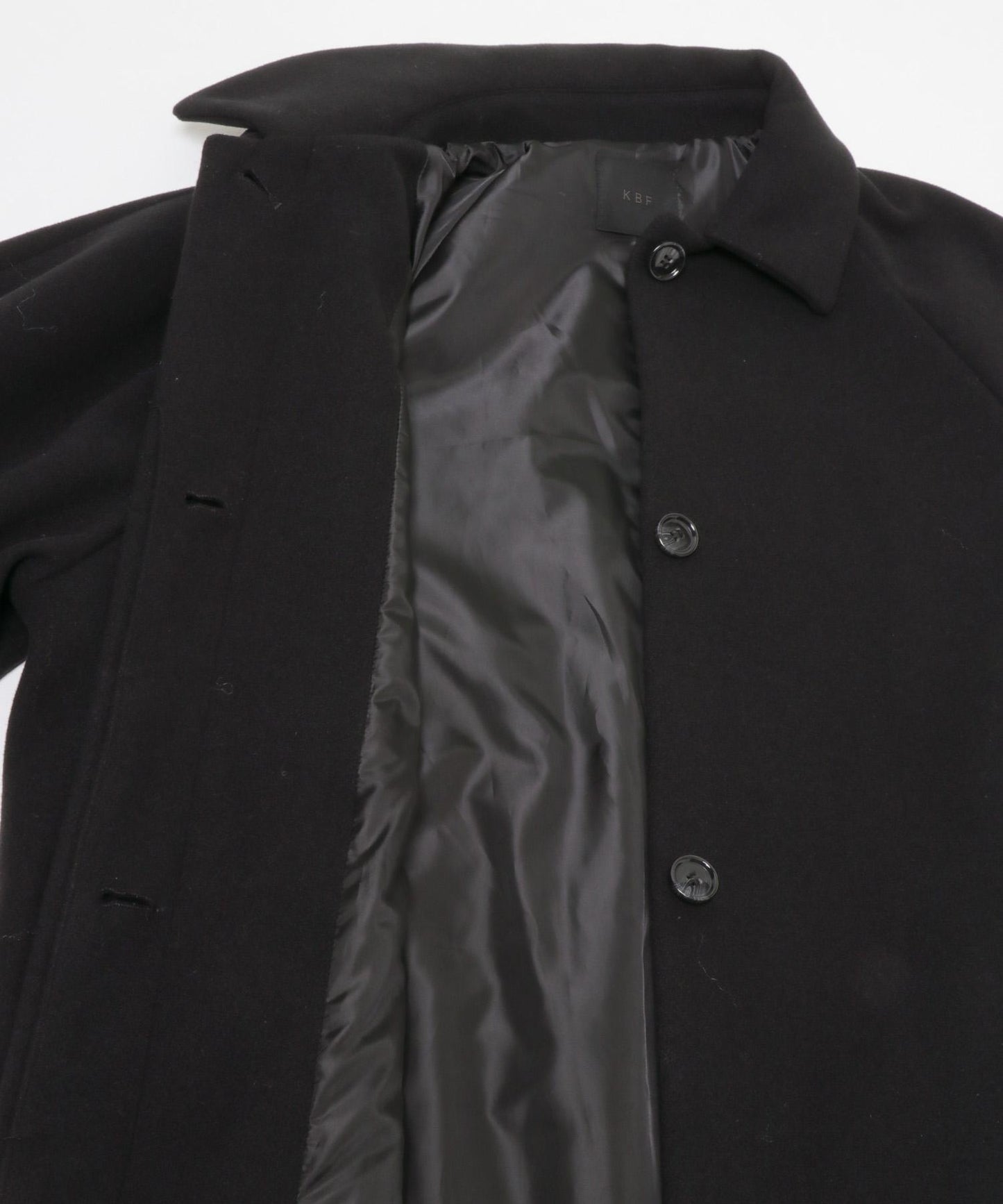 翻領繭型長款大衣