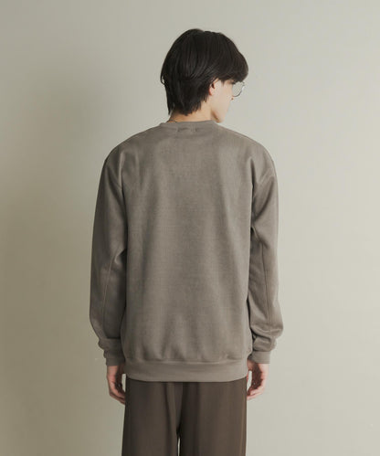 仿麂皮圓領衛衣