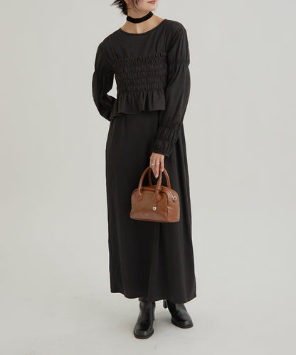 吊帶連衣裙套裝