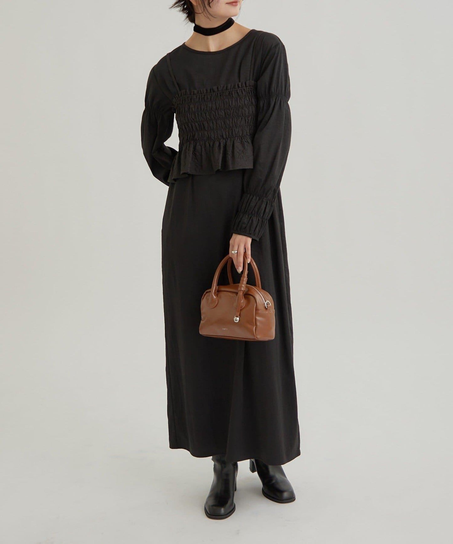 吊帶連衣裙套裝