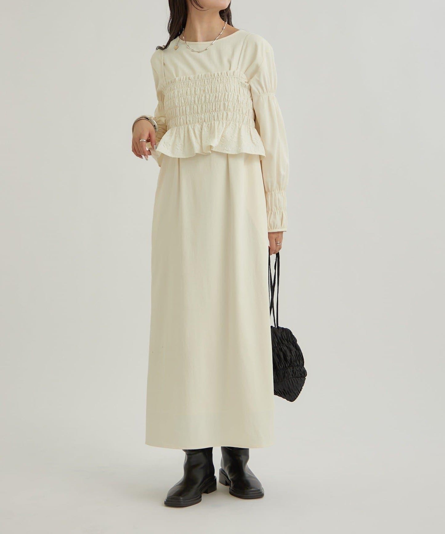 吊帶連衣裙套裝