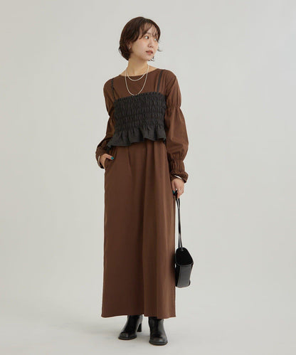 吊帶連衣裙套裝