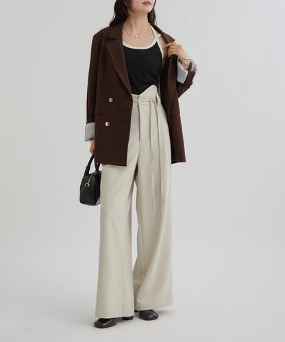 帶胸墊拼色吊帶背心