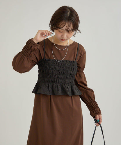 吊帶連衣裙套裝