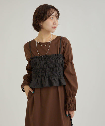 吊帶連衣裙套裝