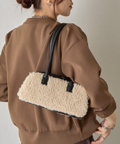 羊羔絨波士頓包